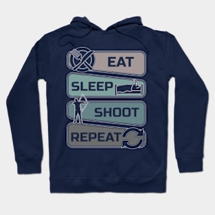 Eat Sleep Shoot Repeat Hoodie